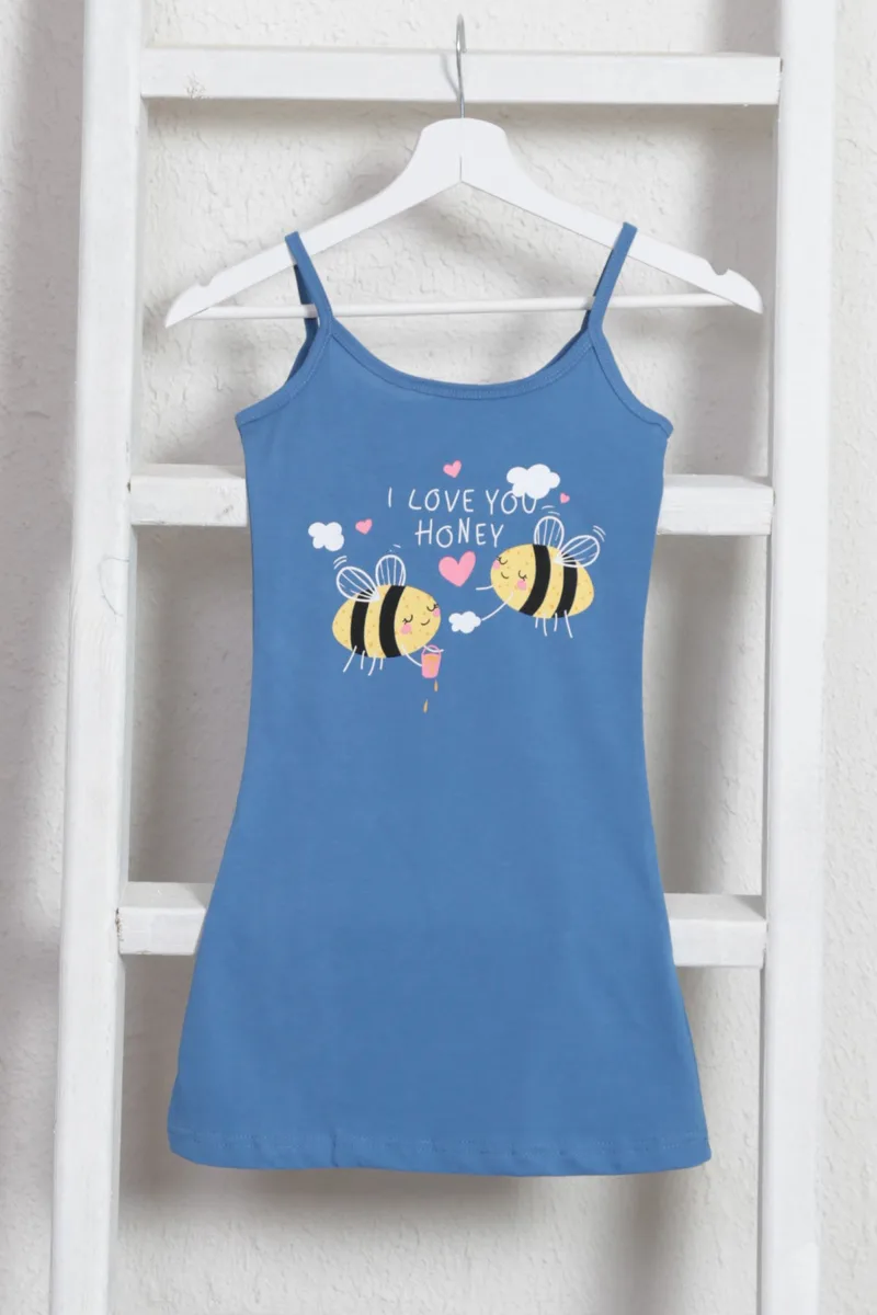 Girls' strap tunic model 408100