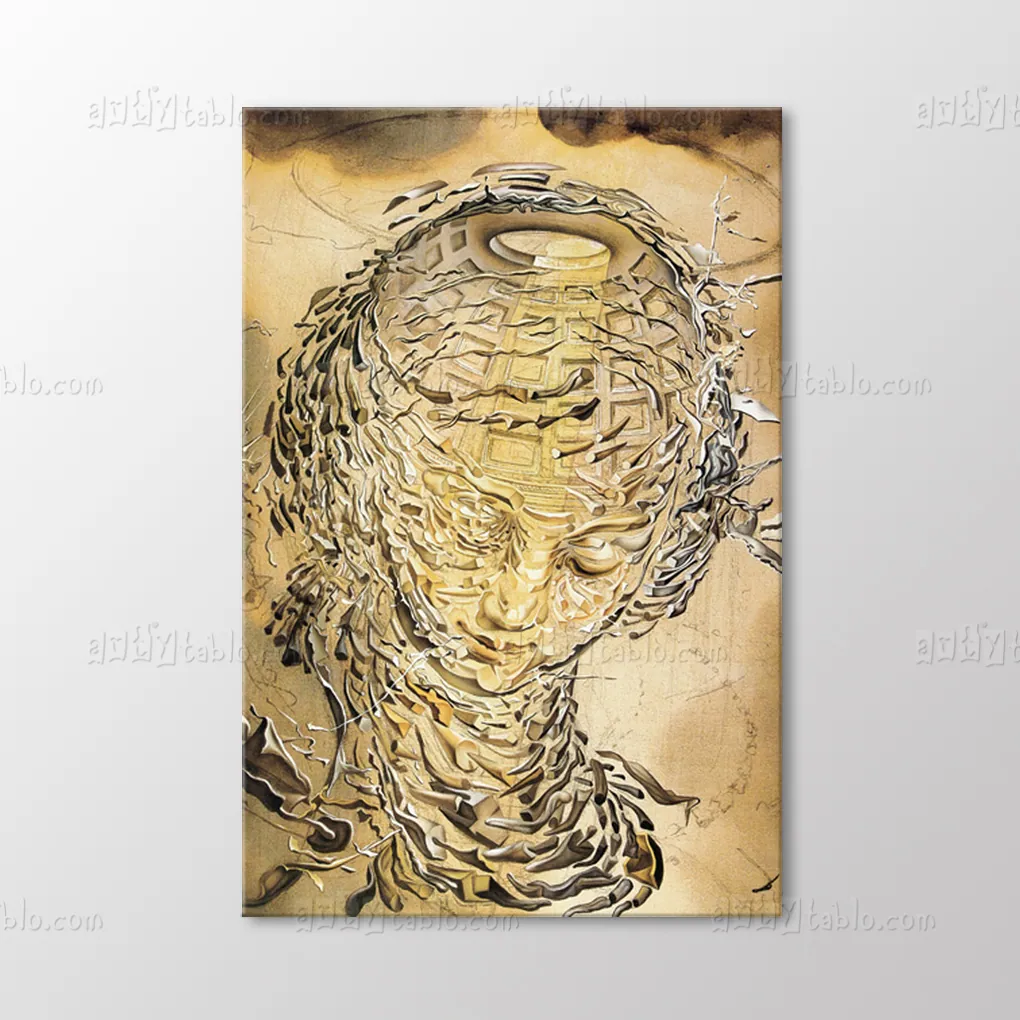 Raphaelesque Head Exploding Tablo canvas wall art