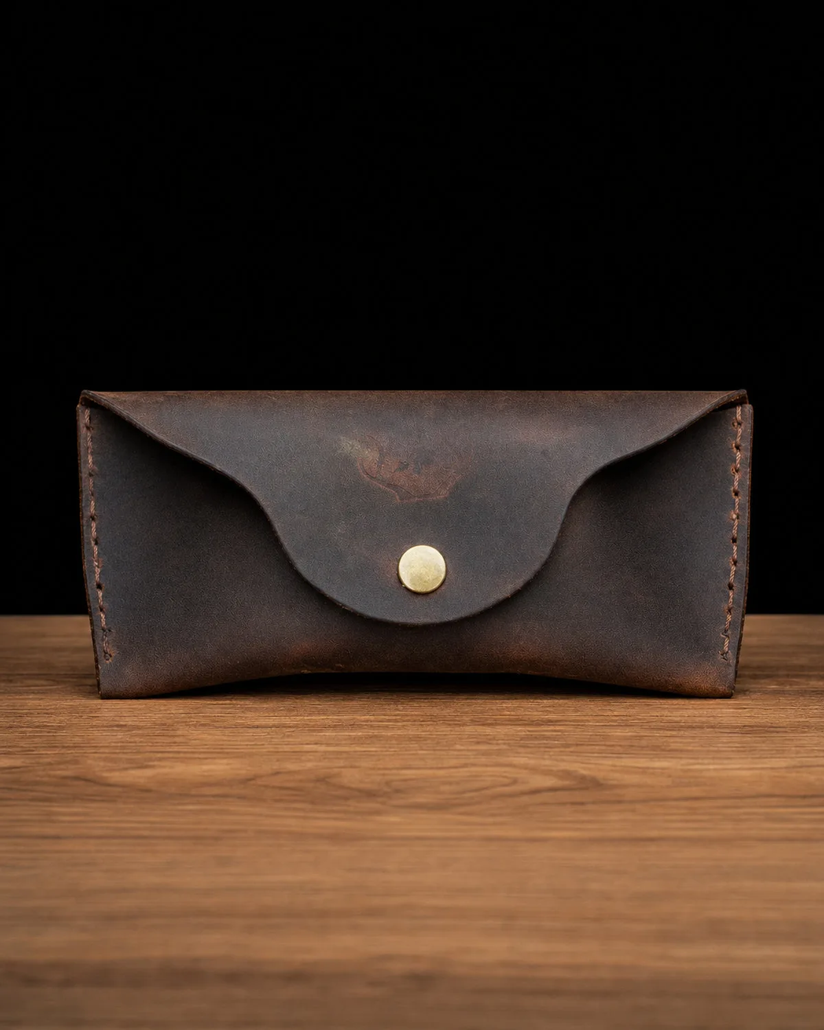 Handmade genuine leather glasses case
