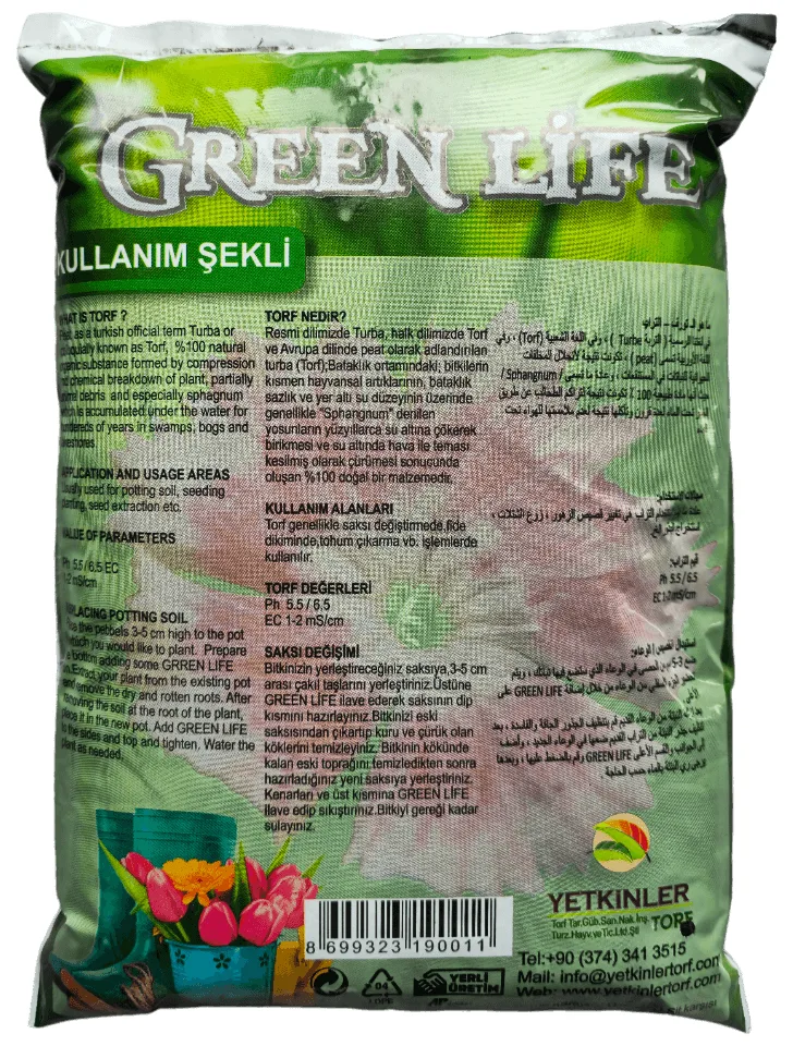 Green Life potting soil 3 LT