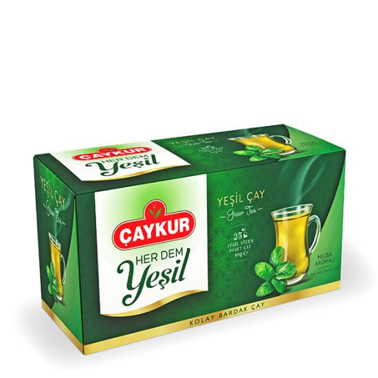 شاي أخضر مرشّح بالمليسة CAYKUR 40 غرام