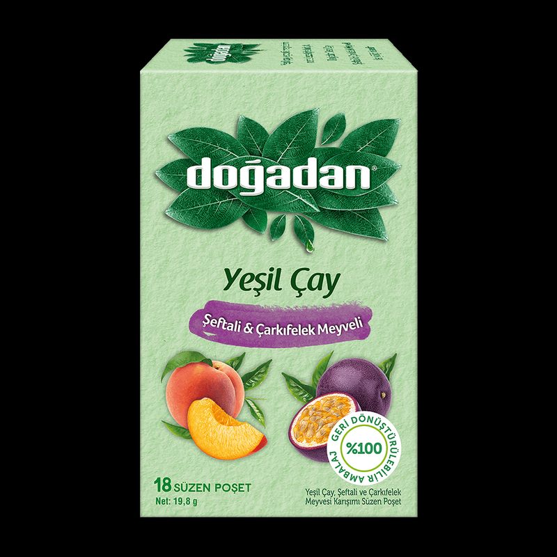 شاي أخضر بالخوخ وفاكهة العشق Dogadan
