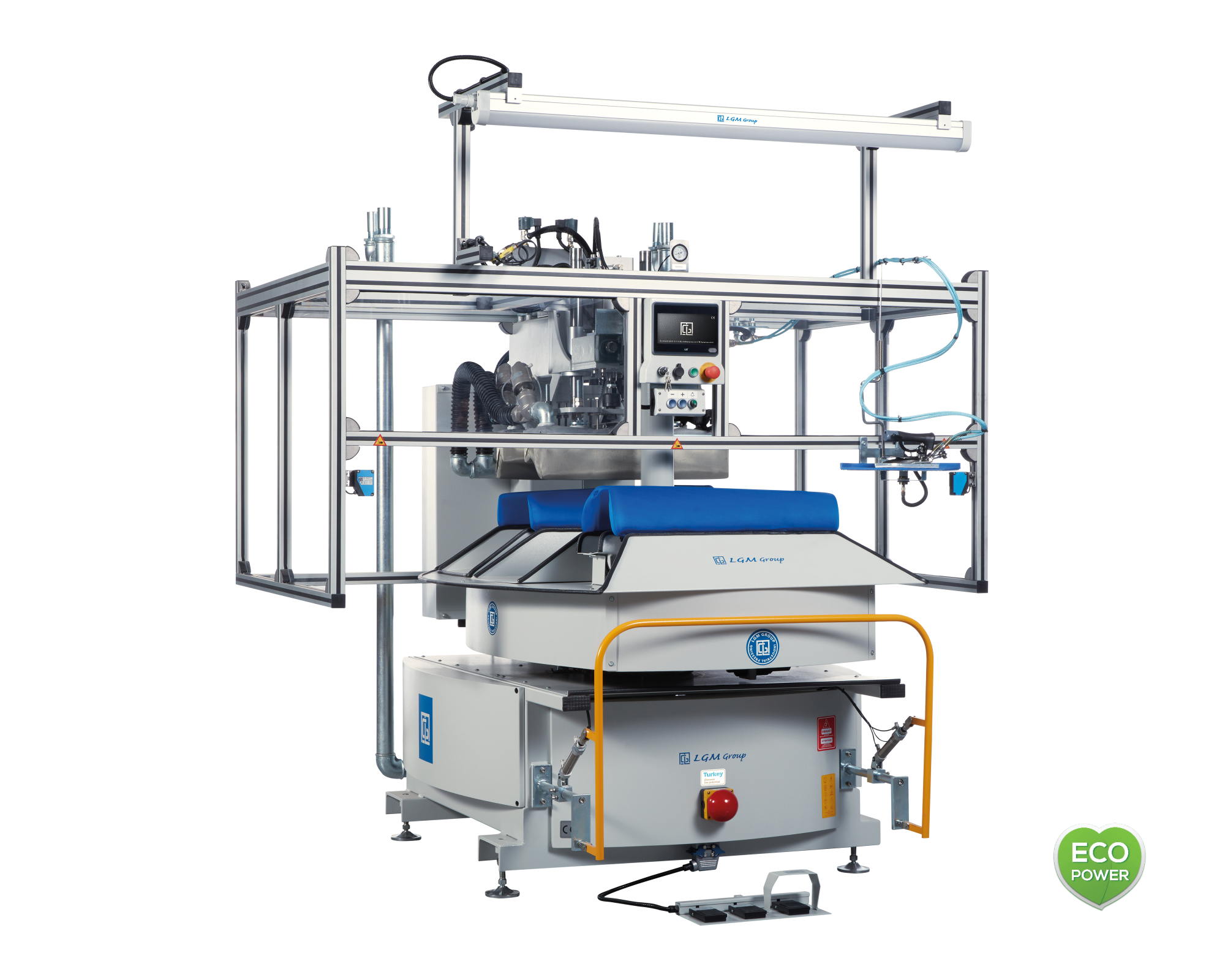 Rotary-System Collar Finishing Press