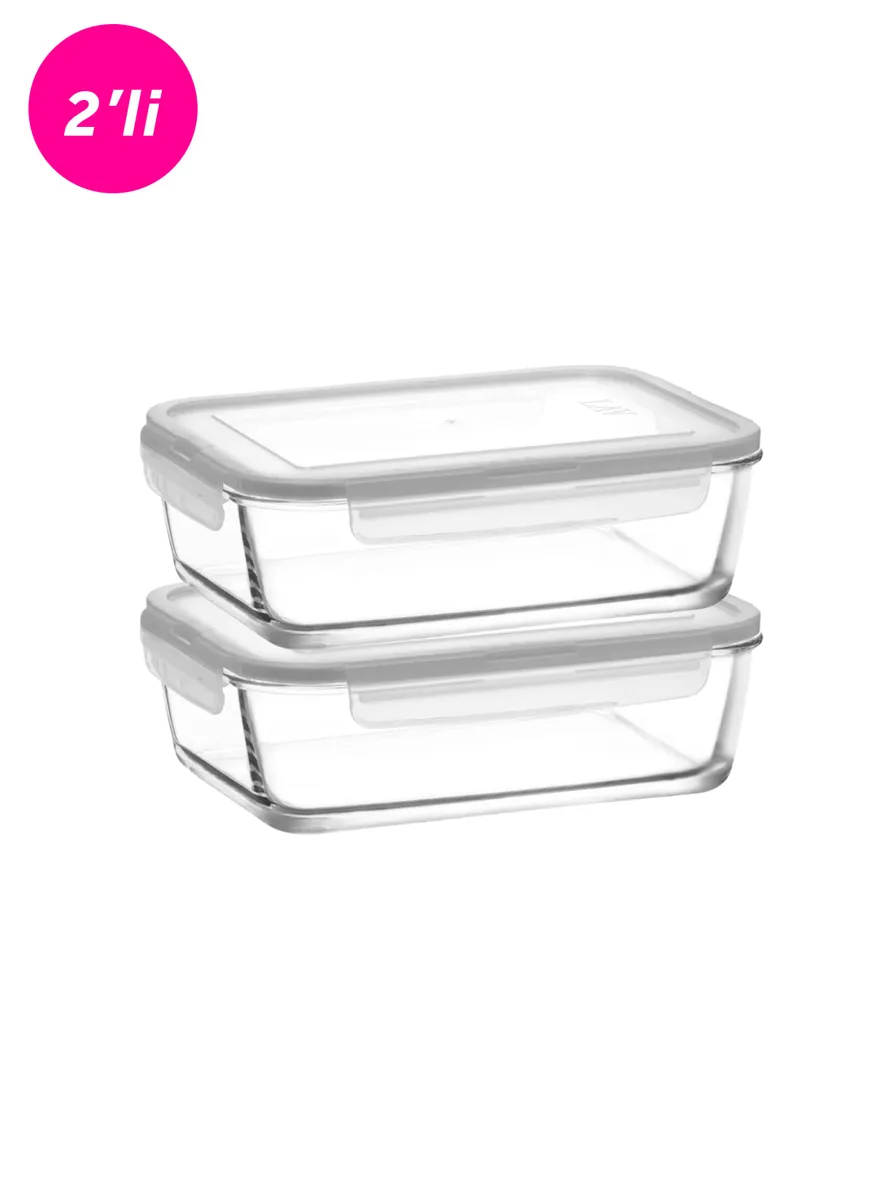 Fresco glass food storage container (2-piece)