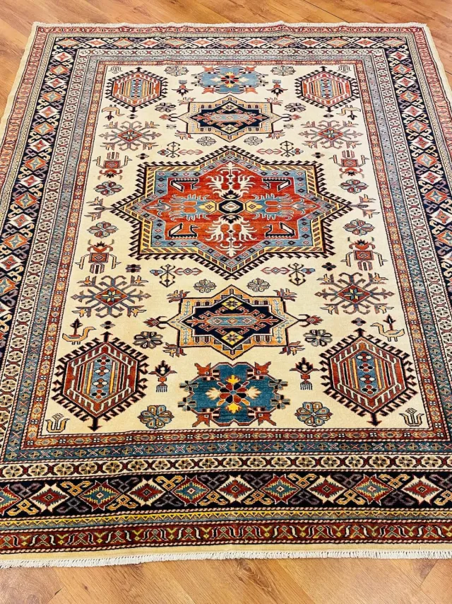Afghan Shirvan Hand-Woven Carpet