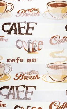 Digitally printed zebra (day-night) roller blind