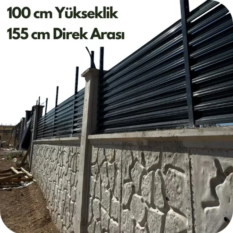 Wall-top fence