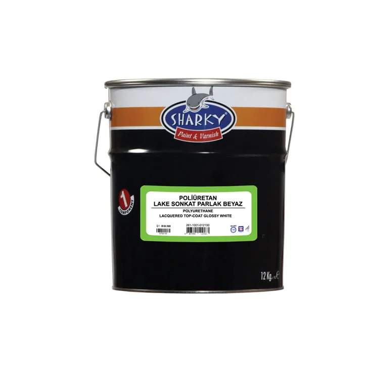 Gloss White Polyurethane Lacquer Paint SHARKY PU. 2+1