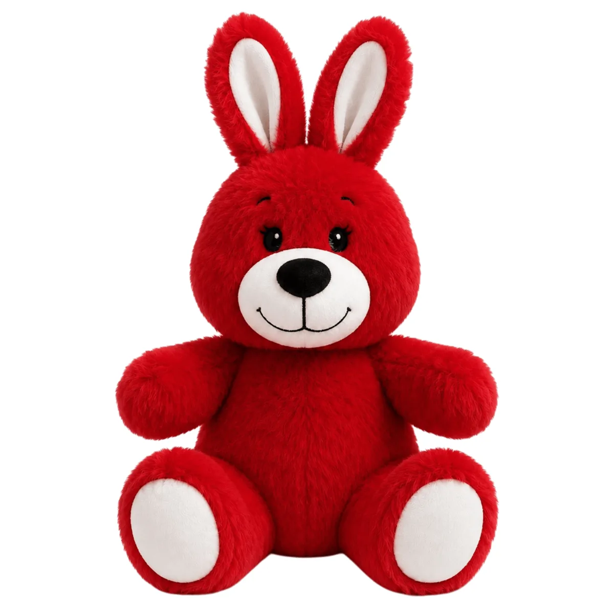 Rabbit plush toy 15 cm, red (item 3335)