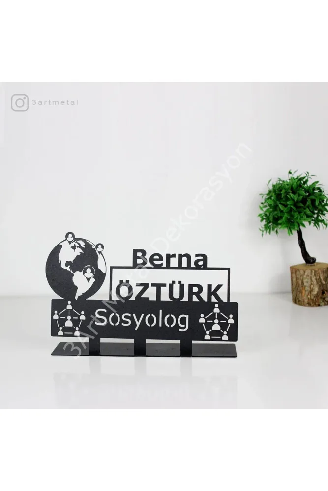 Sociologist Desk Nameplate