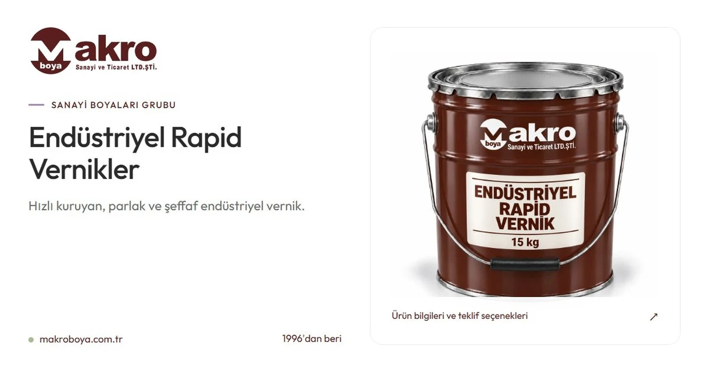 Industrial Rapid Varnishes