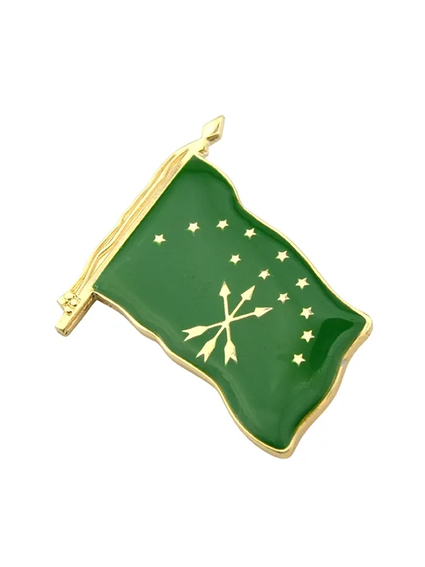 Adige flag badge pin