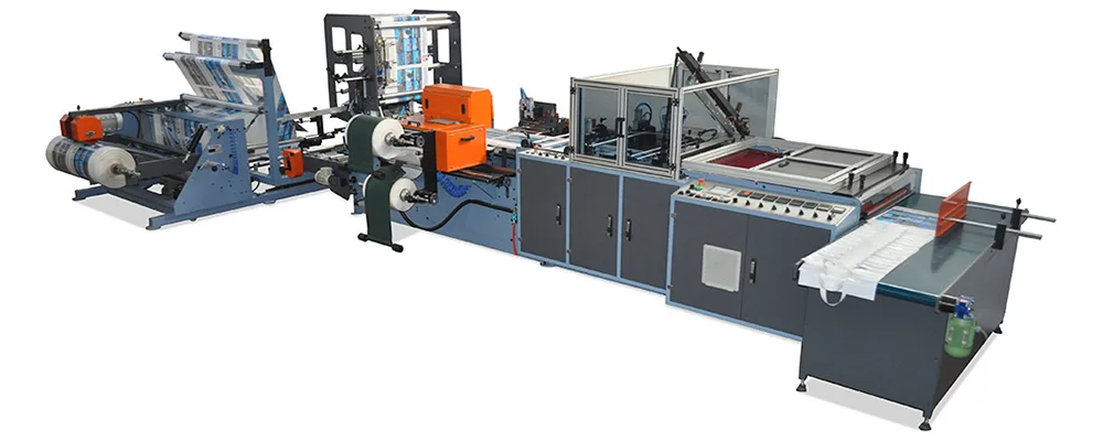 ماكينة أكياس بمقبض مرن ورقعة مقواة OZM 850 SLT