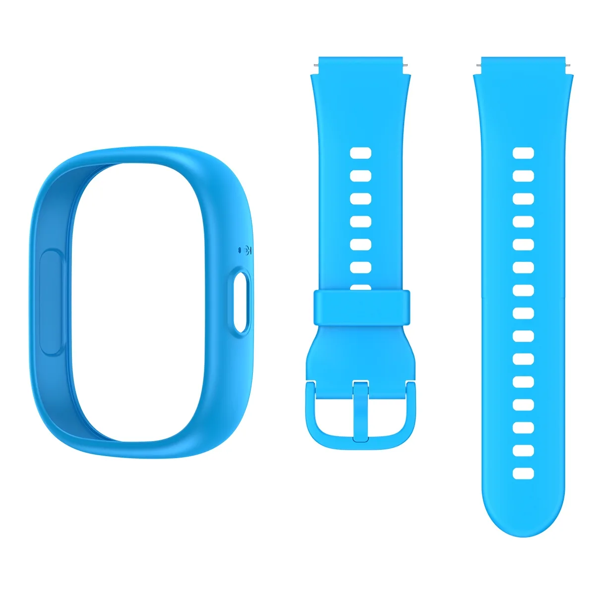 طقم هيكل وسوار Wiky Watch 5Plus أزرق