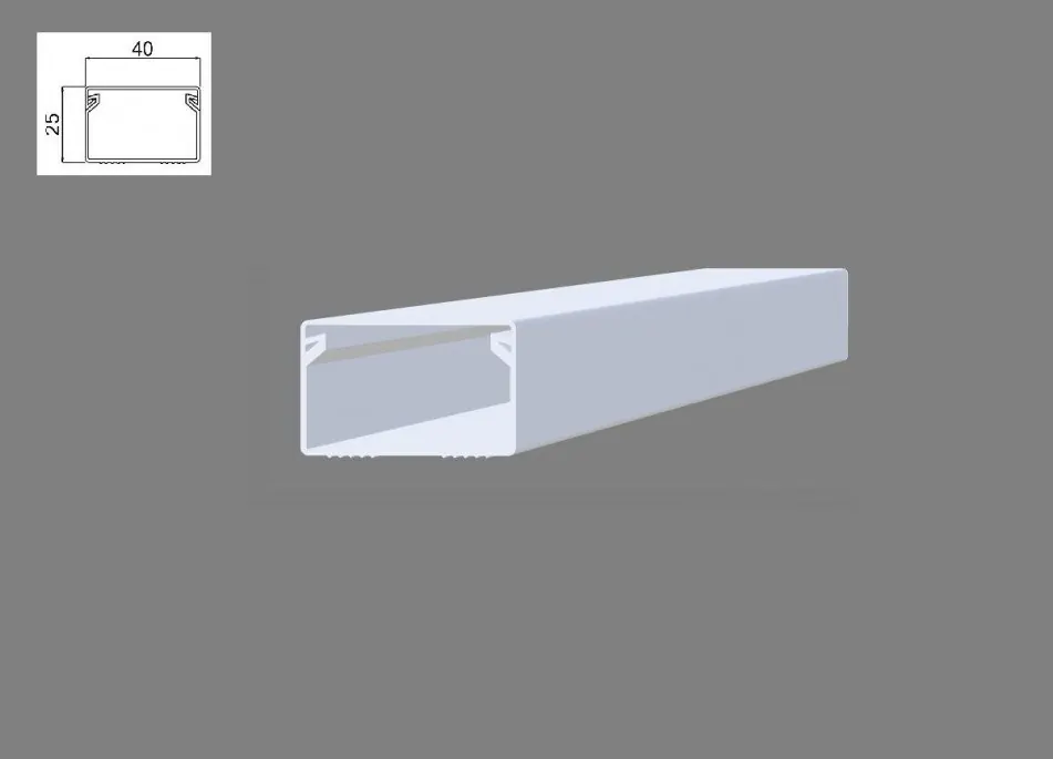 قناة كابلات مغلقة 40X25MM