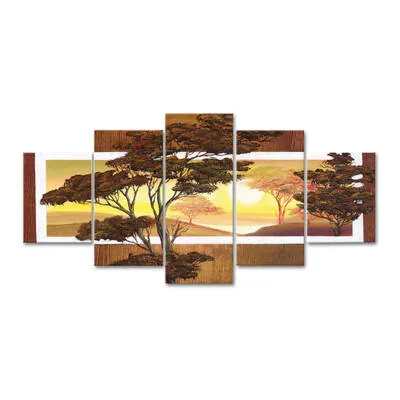 Afrika Bes Parcali canvas wall art