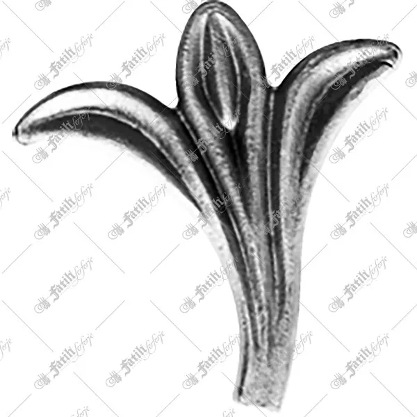 Wrought-iron leaf 19499