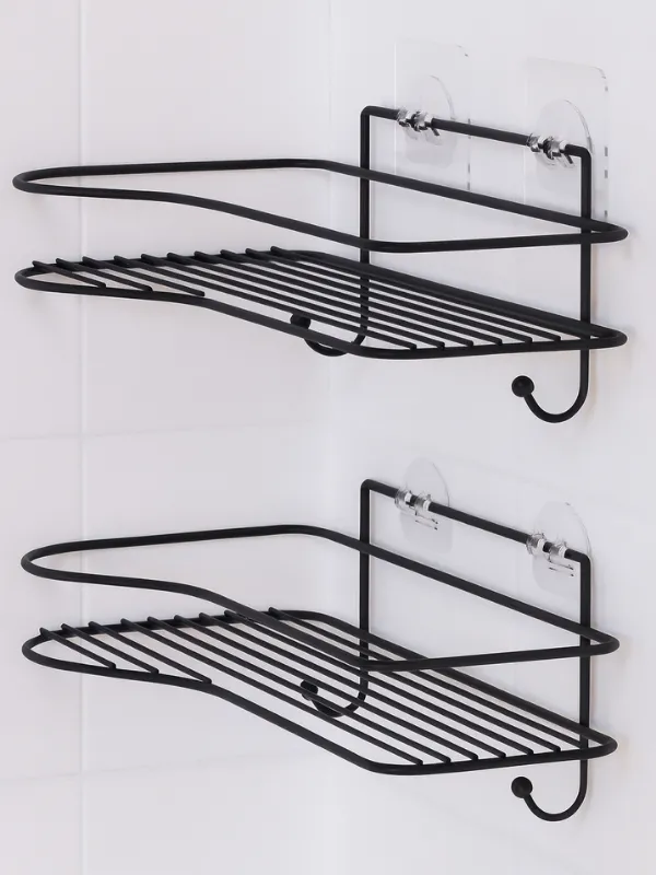Bathroom and Kitchen Organizer Shelf Set of Two Pieces