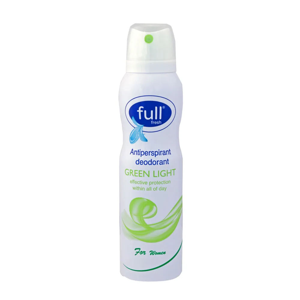 Full Fresh Aluminium Deodorant Body Spray – Green Light 150 ml