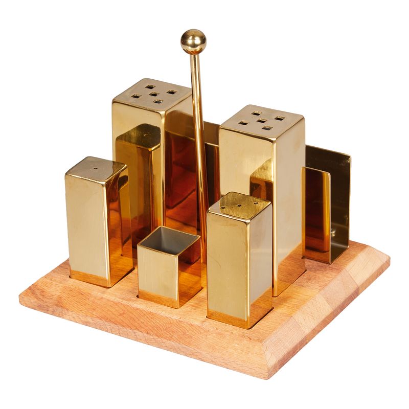 Groovy Salt & Spice Set (Square) (Gold) (GRV-260-ALTIN)