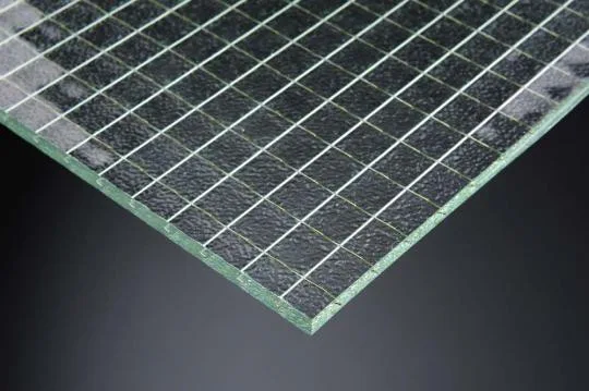 Wired glass