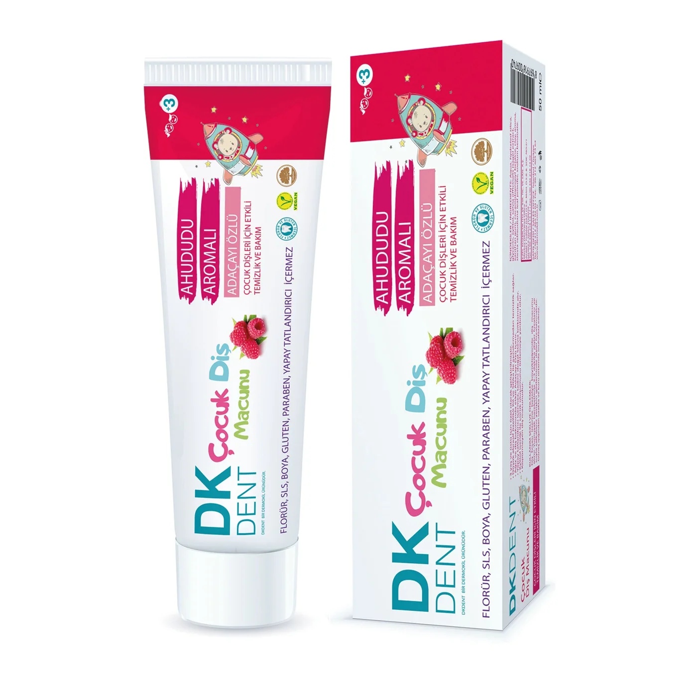 Children's Toothpaste Dermokil Raspberry 50 ml