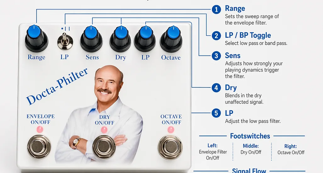 Docta Philter effects pedal