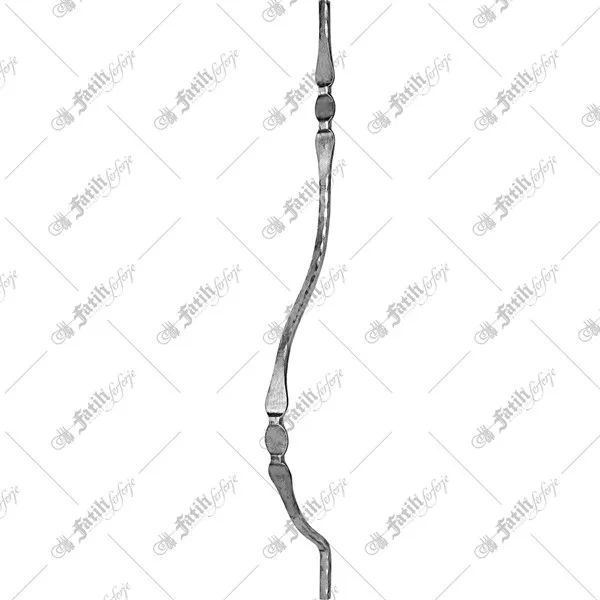 Cumba-motif iron bar 12809-g