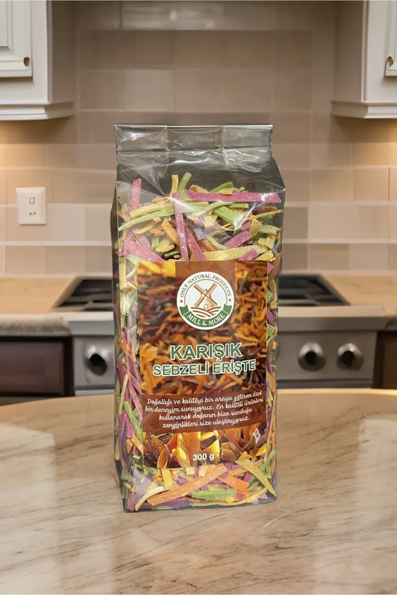 Handmade Mixed Vegetable Home Noodles 300 g