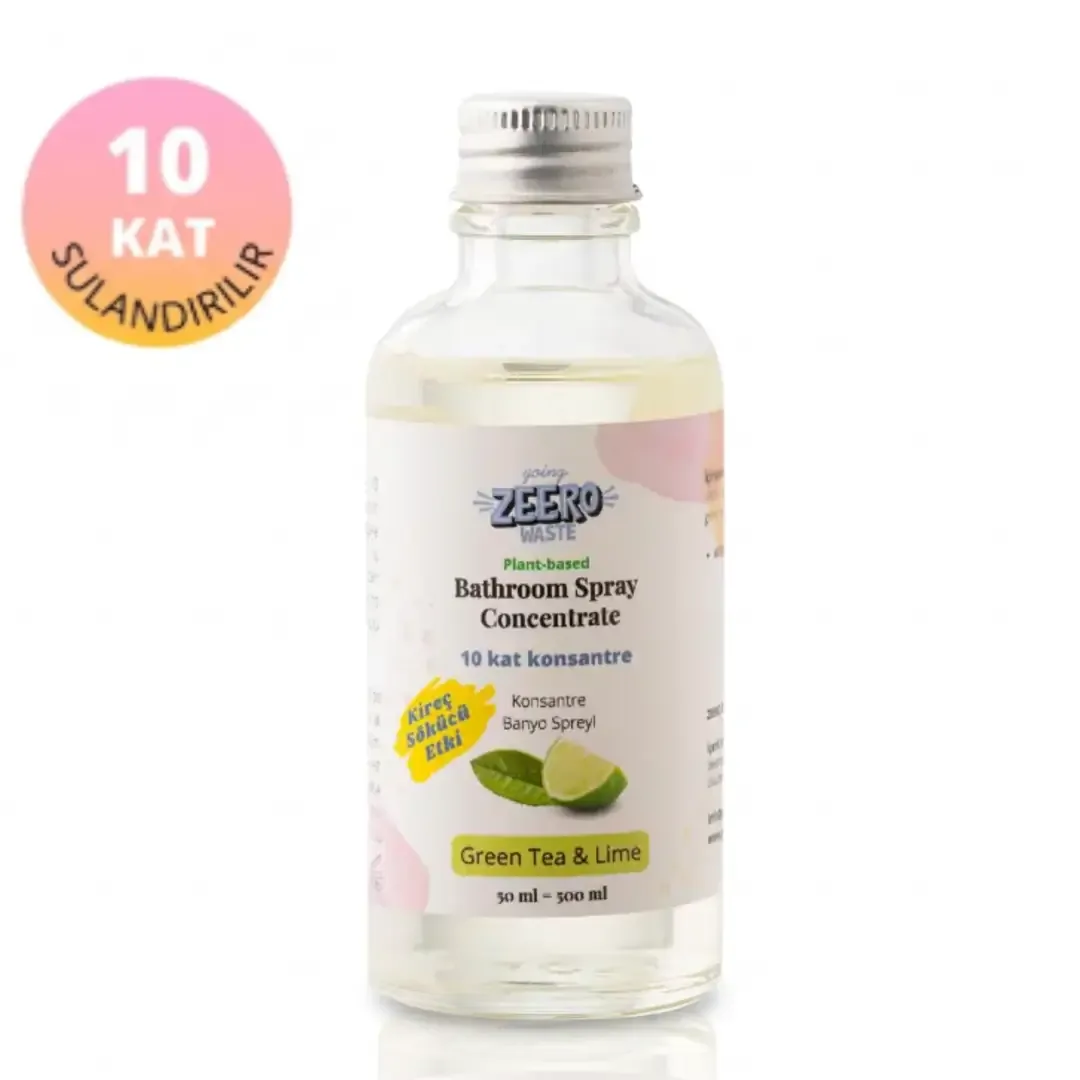 Super concentrated bathroom cleaning spray