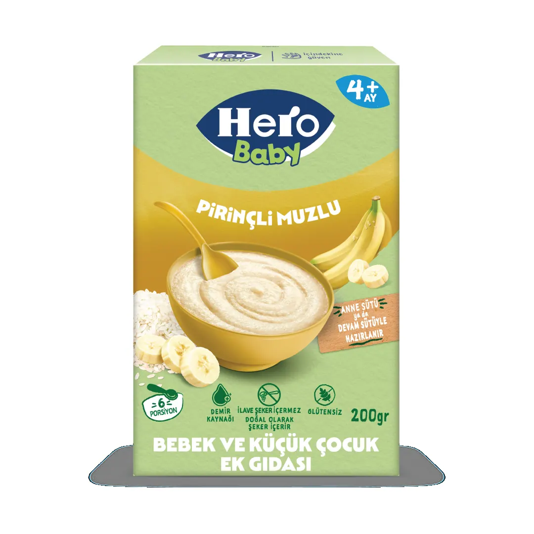 Milk-Free Rice & Banana Spoon Cereal 200 g