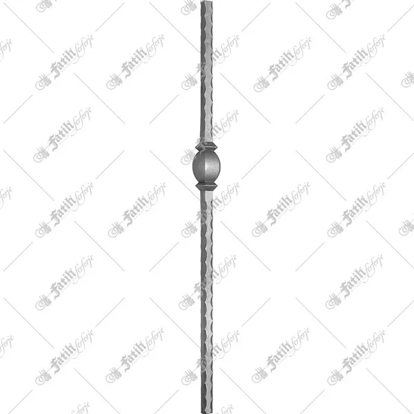 Wrought-iron newel post (baba) 324121-g