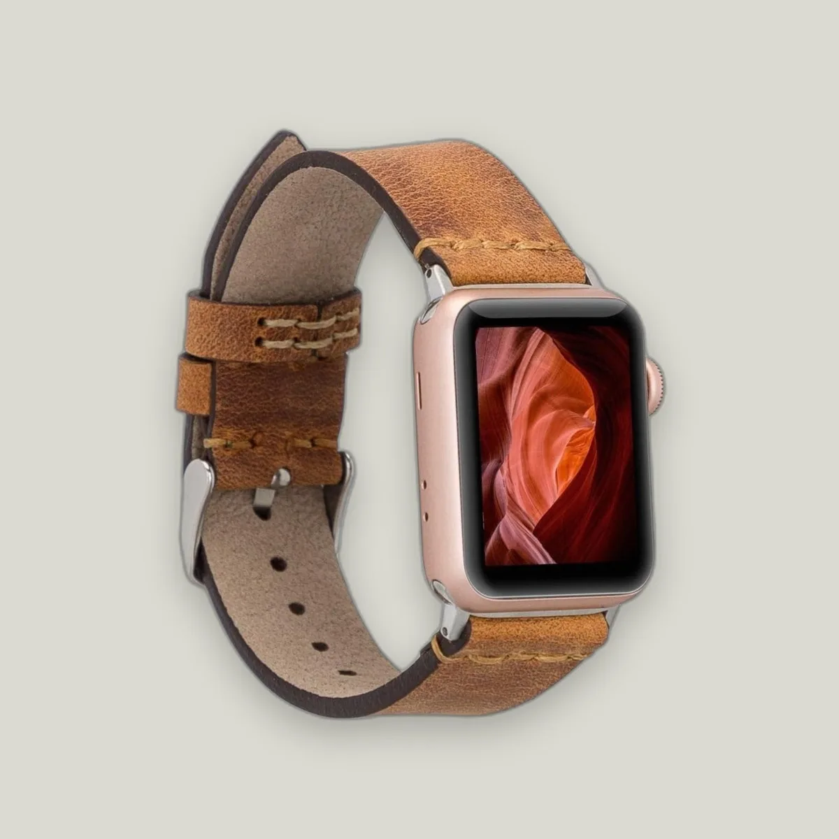BA7 leather Apple Watch strap