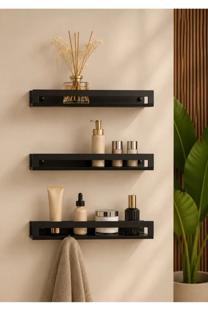 Set of 3 Bathroom Shelves