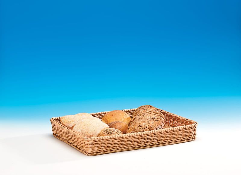 JQ 4206 - IC — Plastic Basket 46 x 34 x H:6 cm