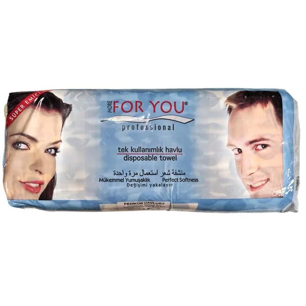 Disposable pedicure towel, single-pack (100 pcs)