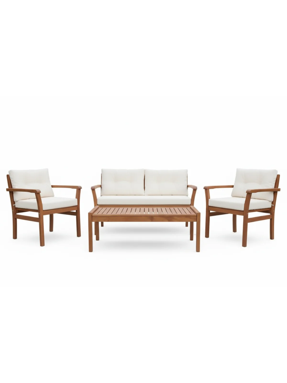 Paris Wooden Garden Seating Set