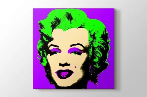 Marilyn in Purple canvas wall art