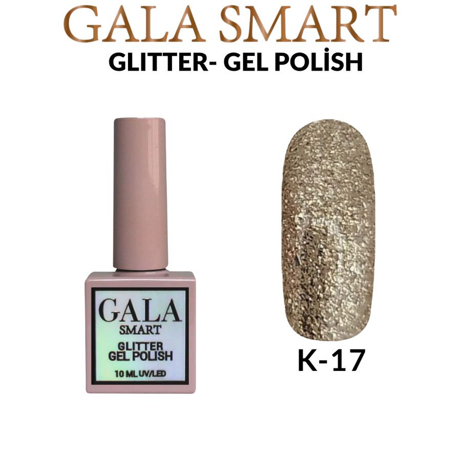 Glitter Gel Polish - 10 ml K-17