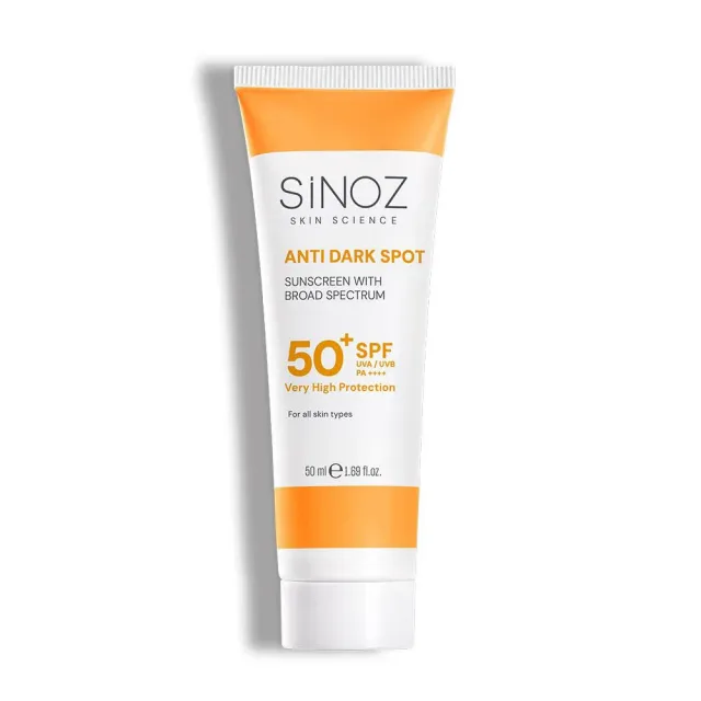 Sunscreen Cream Sinoz Anti-Spot SPF50+ - for All Types Skin 50 ml