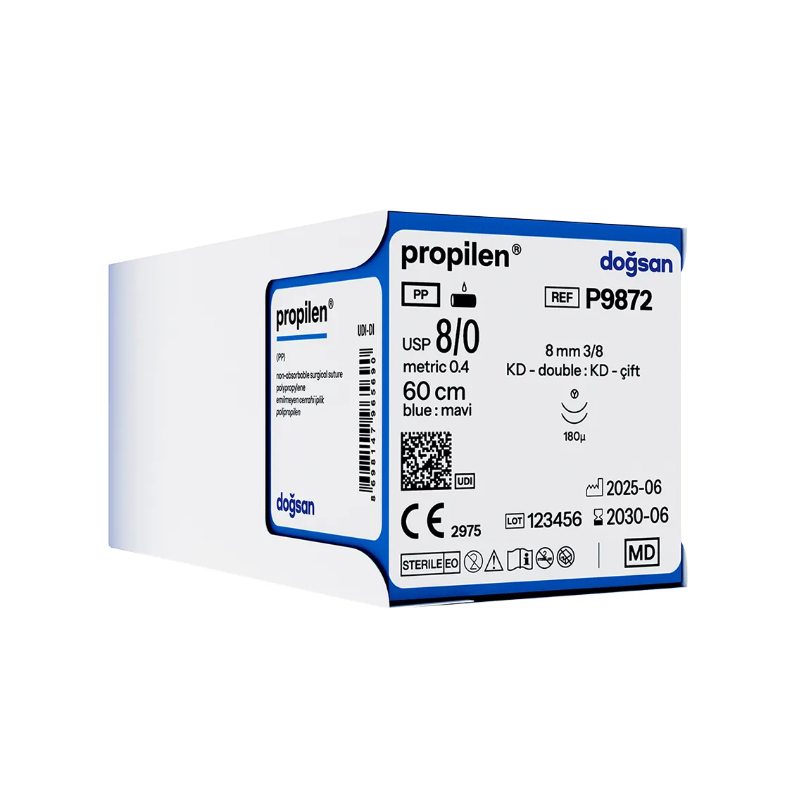 Propilen non-absorbable surgical suture