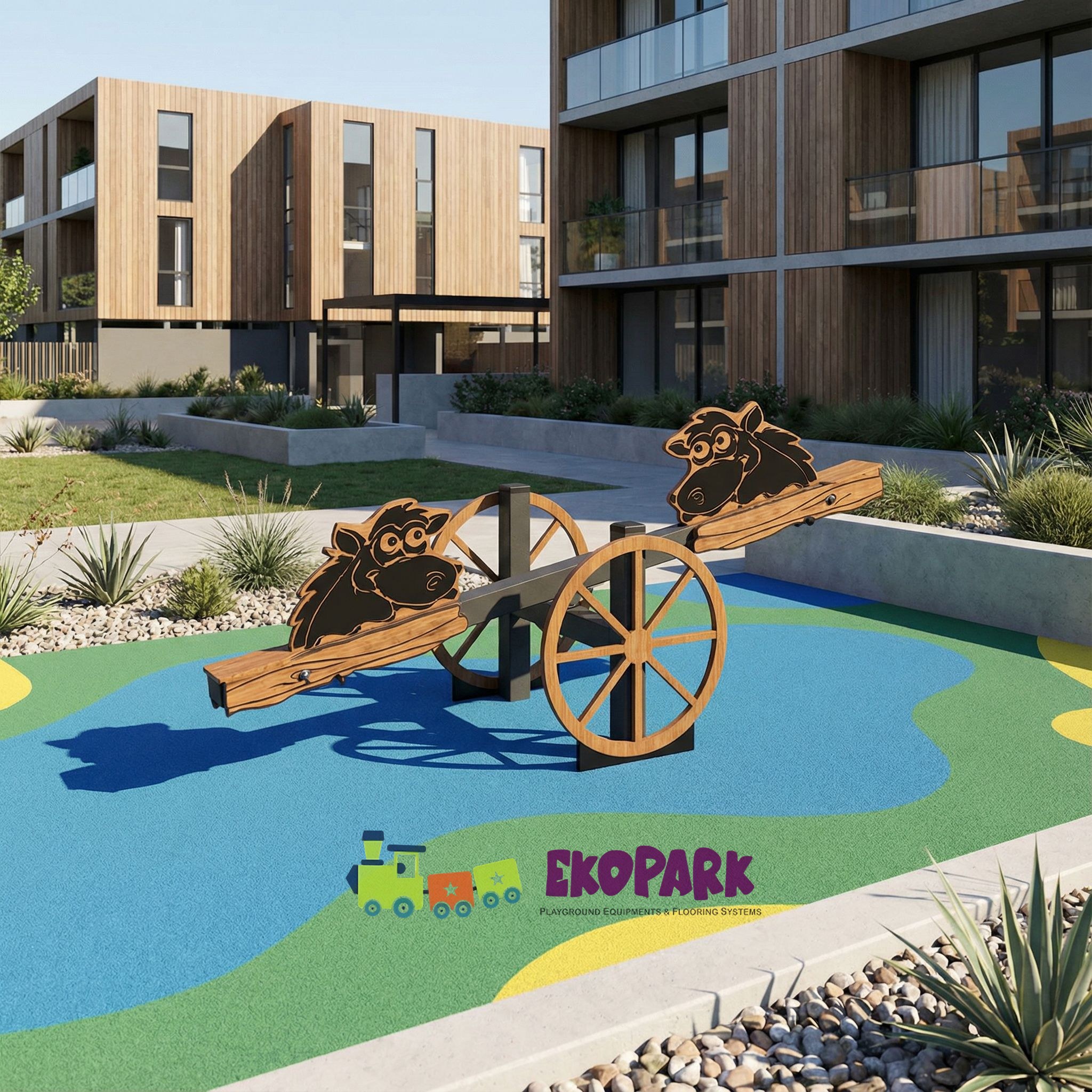 EkoPark Farm playground playset EKO-184