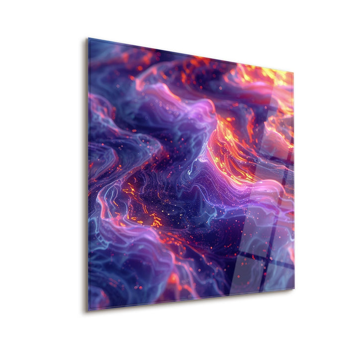 Glass Wall Art Titled The Essence