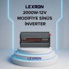 LEXRON 2000W 12V Modified Sine Wave Inverter