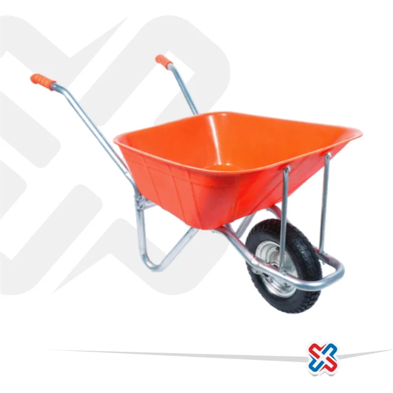 702 original plastic wheelbarrow with pneumatic wheel