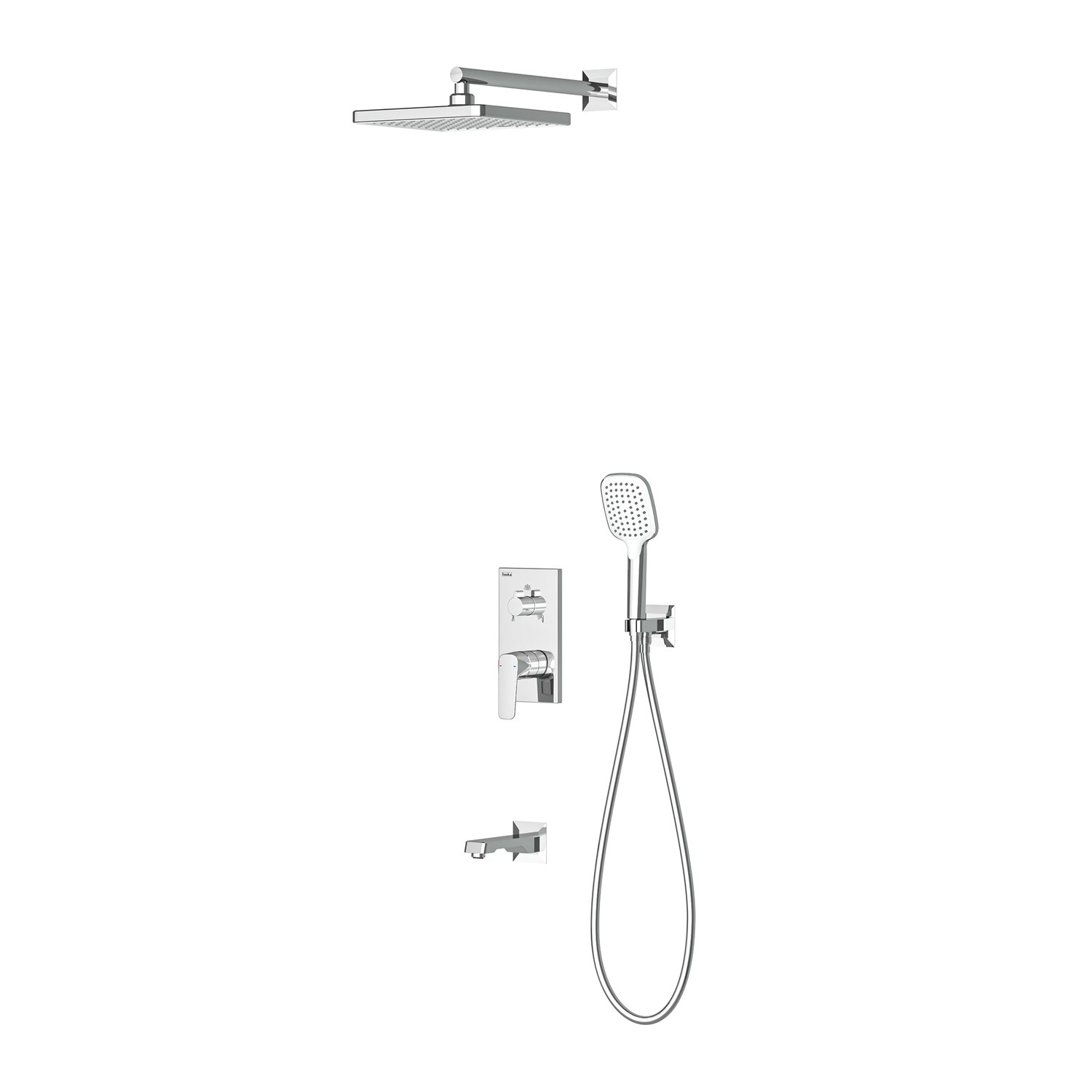 Simena Mix 3-way shower system chrome