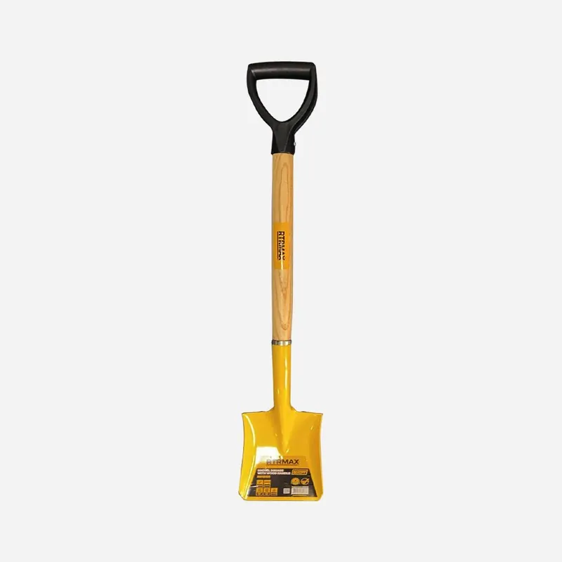Square Shovel with Wooden Handle