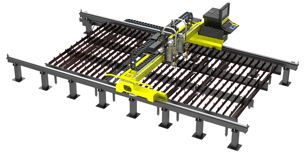 Fuel and Oxygen Plasma Cutting Machine