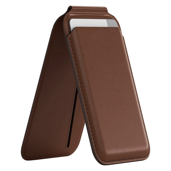 Buff WalletMag 2.0 Magnetic Leather Wallet Case with Stand for iPhone