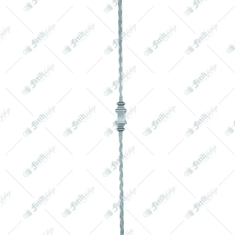 Forged motif iron bar 312141-g